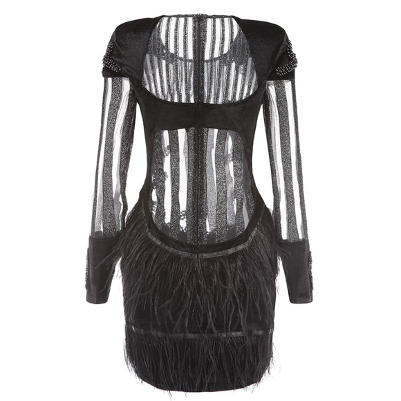 Beautiful Black Midi Dress - Picture 2 of 7